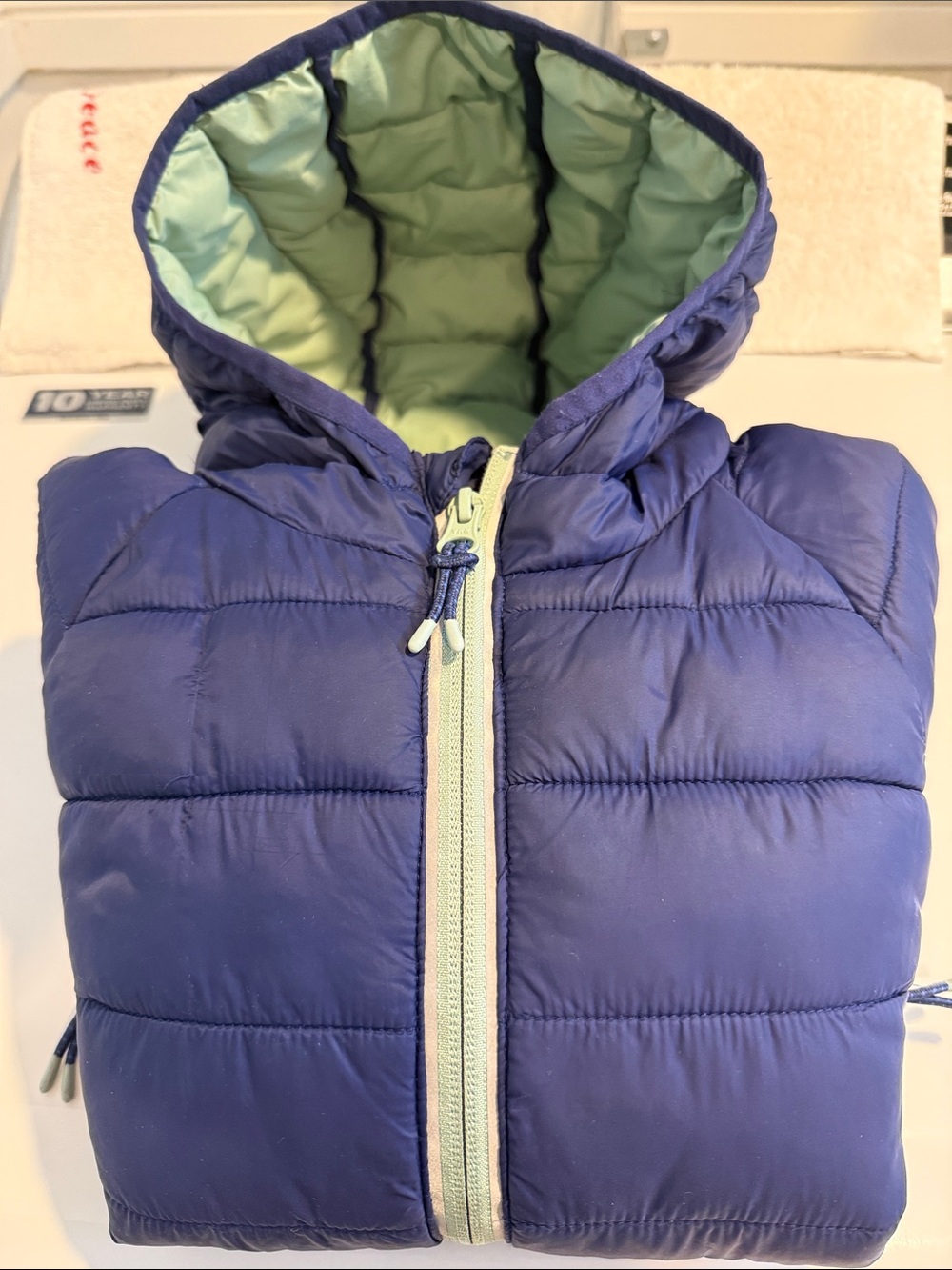 Mini Boden Pack Away Jacket - Navy